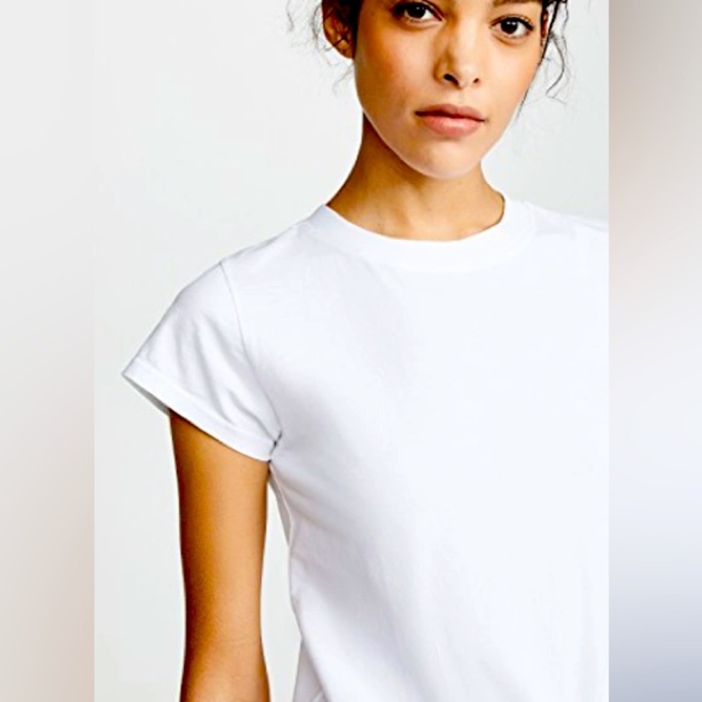 AYR The Little Crew Tee in Off White, Size M